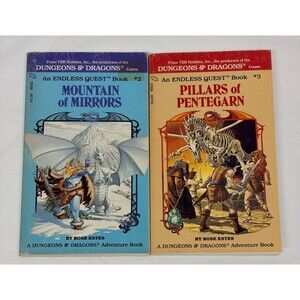 Endless Quest Dungeons and Dragons Adventure Books #2 #3 Lot of 2